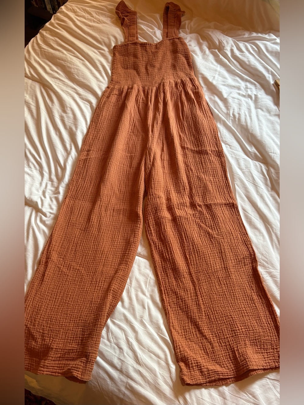 Madewell 100% Cotton Smocked Jumper